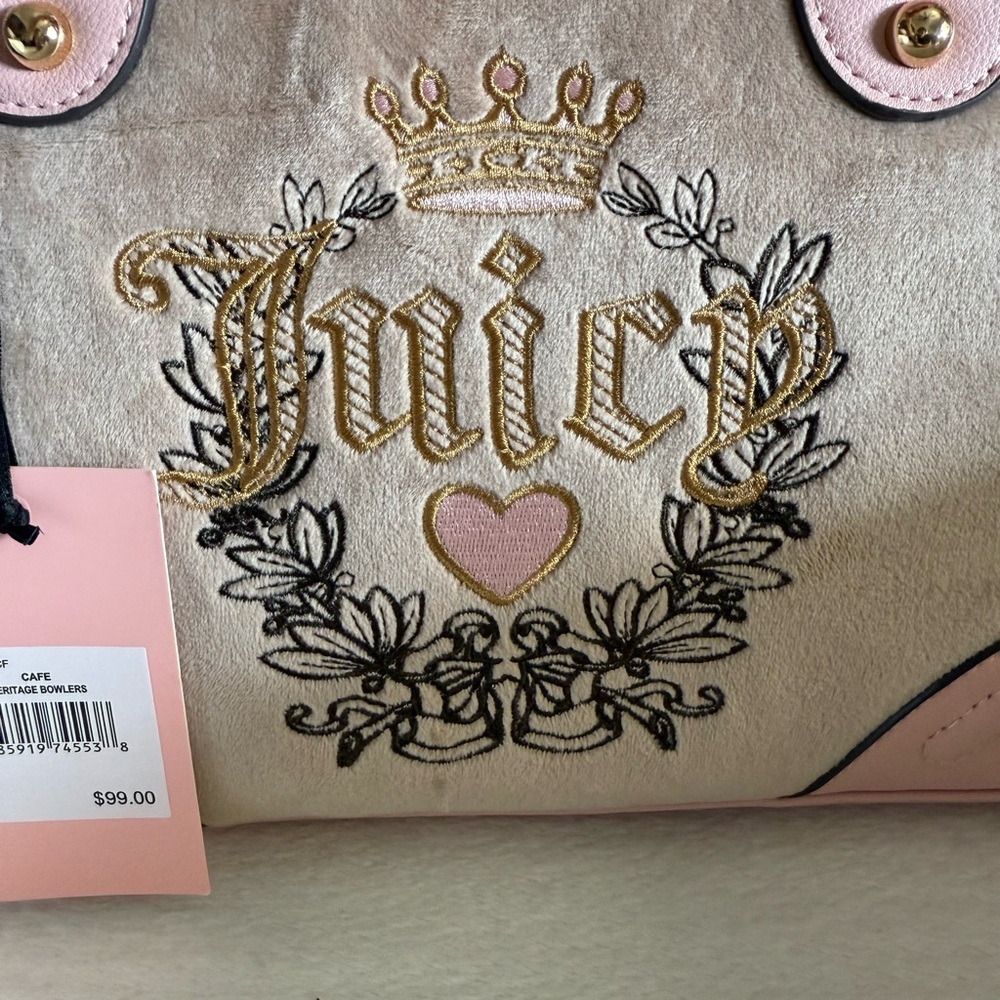 Beautiful Juicy Couture Cafe Heritage Bowlers Bag W Free Jc Lip Oils View 3